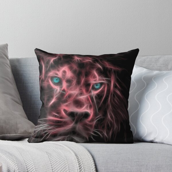 Item preview, Lion Portrait with glowing lights designed and sold by test26.