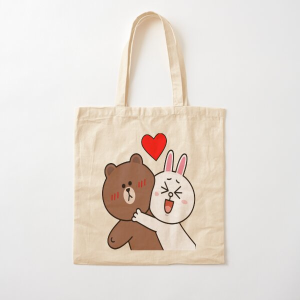 Cute lovers forever Cotton Tote Bag