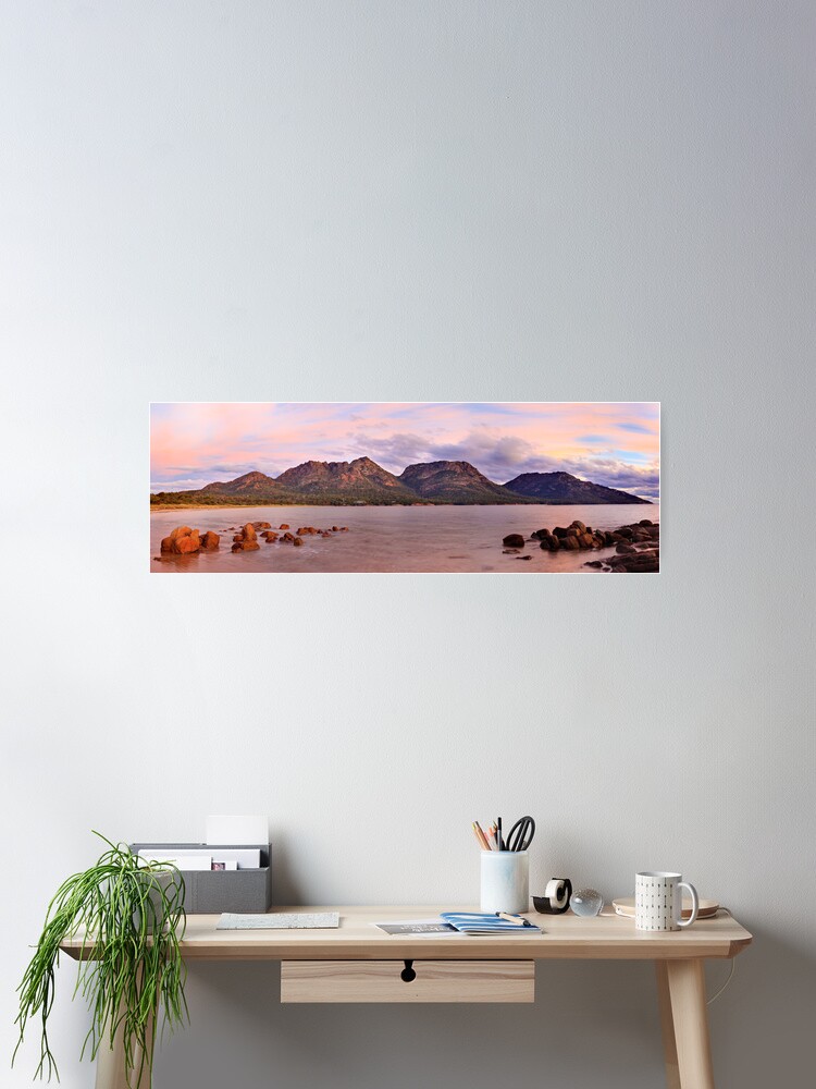 Thumbnail 2 of 3, Poster, Coles Bay, Freycinet National Park, Australia designed and sold by Chockstone.