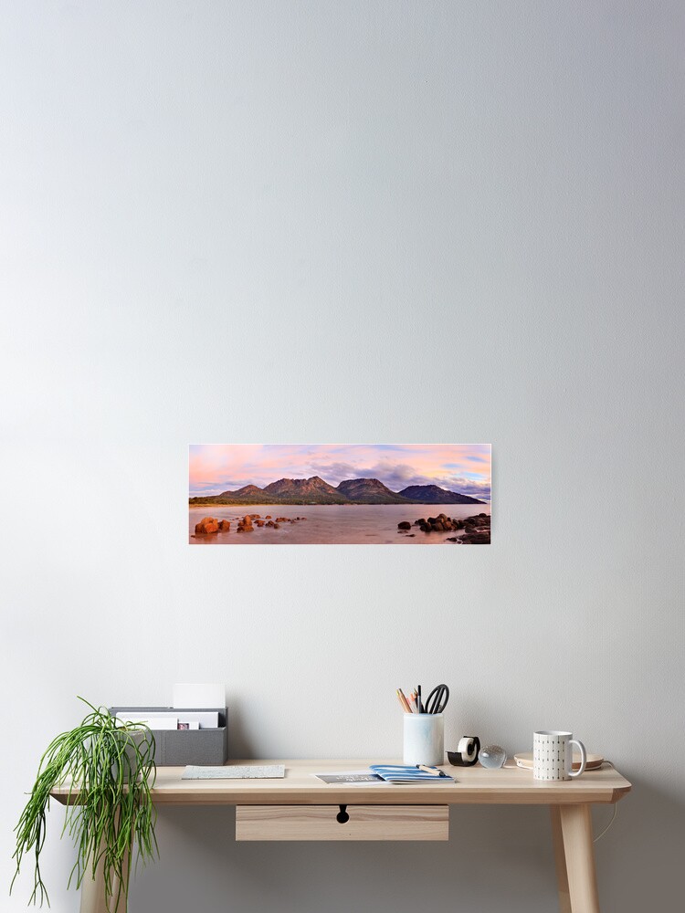 Thumbnail 2 of 3, Poster, Coles Bay, Freycinet National Park, Australia designed and sold by Chockstone.