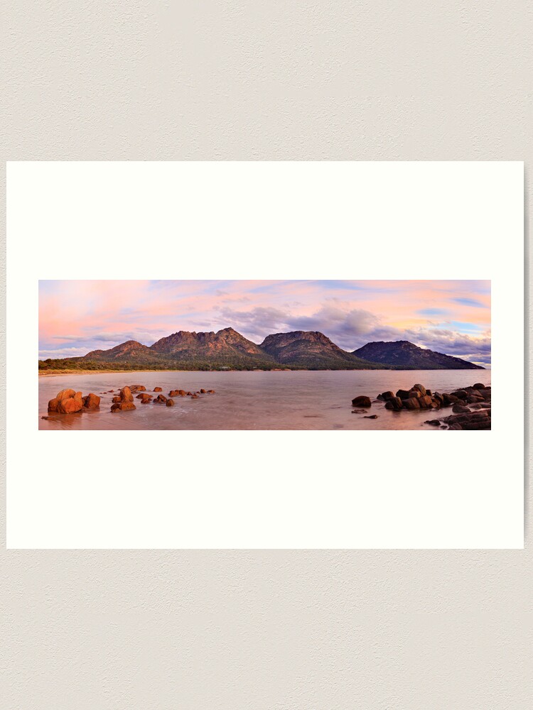 Thumbnail 2 of 3, Art Print, Coles Bay, Freycinet National Park, Australia designed and sold by Chockstone.