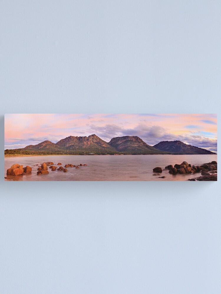 Thumbnail 2 of 3, Canvas Print, Coles Bay, Freycinet National Park, Australia designed and sold by Chockstone.