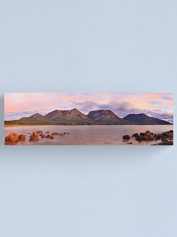 Thumbnail 2 of 3, Canvas Print, Coles Bay, Freycinet National Park, Australia designed and sold by Chockstone.