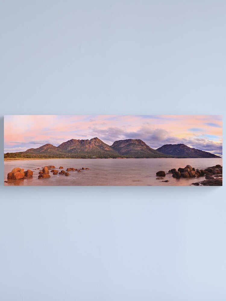 Thumbnail 2 of 3, Canvas Print, Coles Bay, Freycinet National Park, Australia designed and sold by Chockstone.