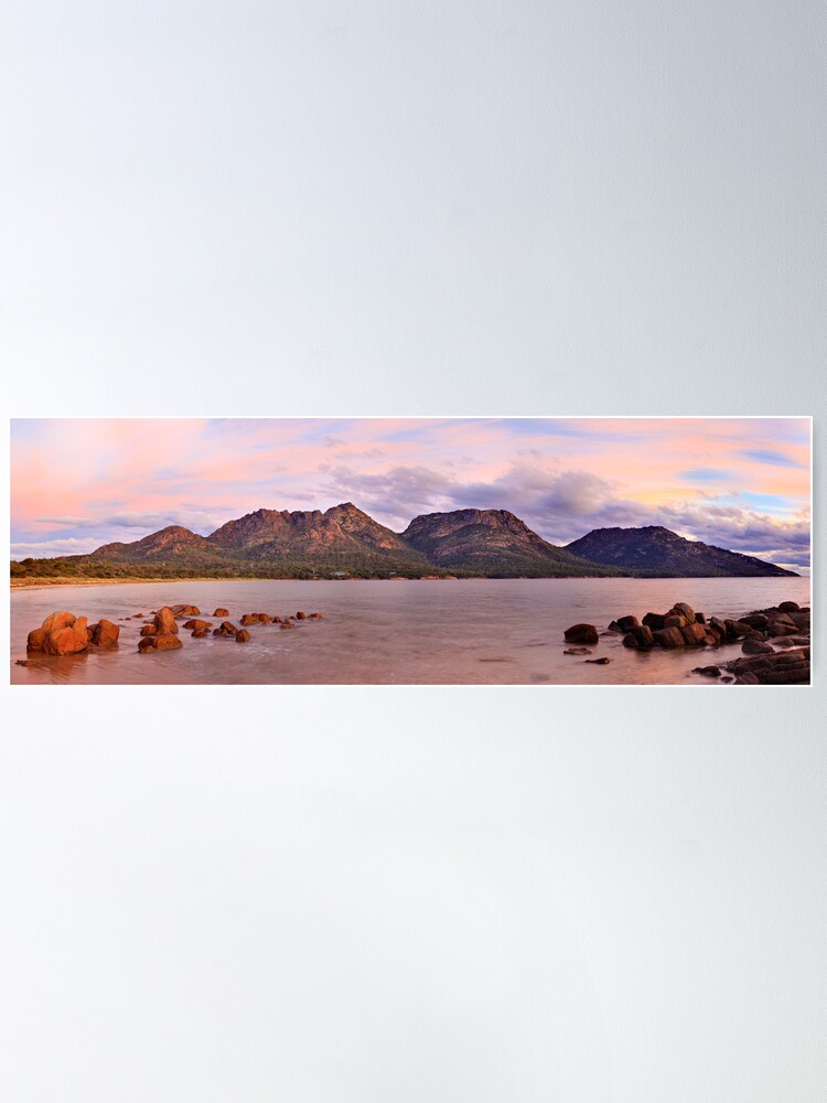 Thumbnail 2 of 3, Poster, Coles Bay, Freycinet National Park, Australia designed and sold by Chockstone.
