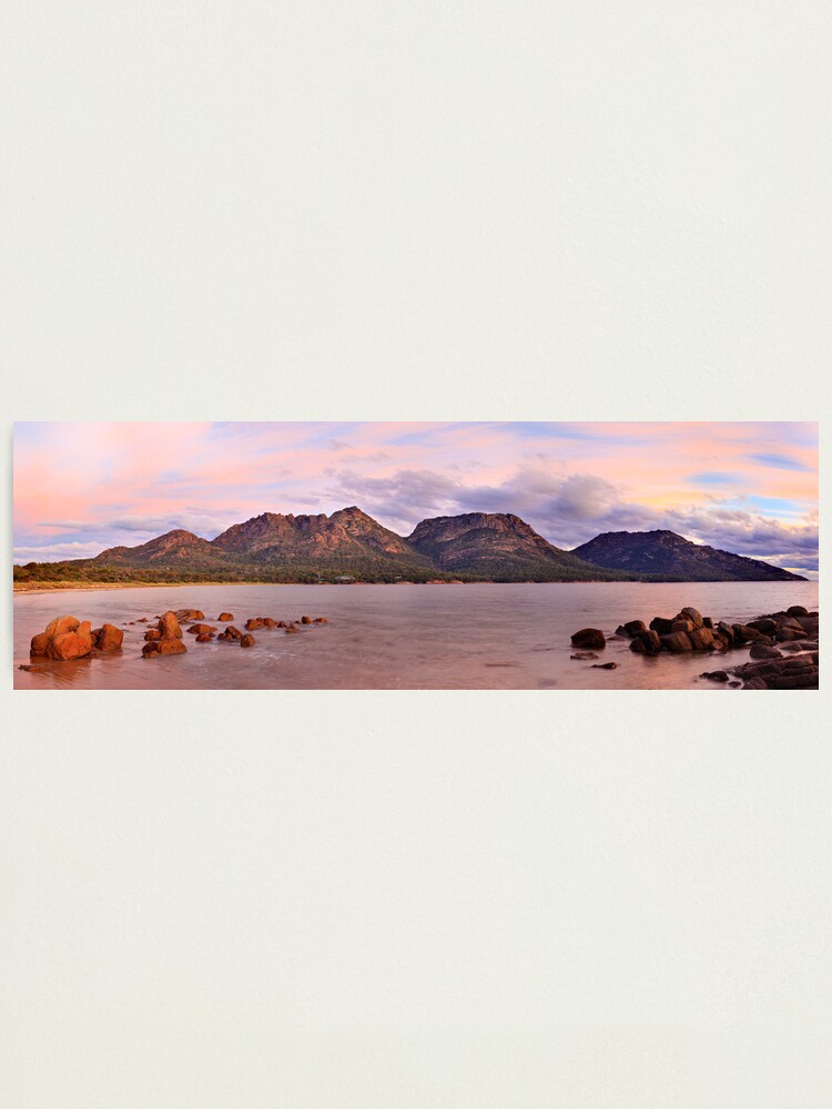 Thumbnail 2 of 3, Photographic Print, Coles Bay, Freycinet National Park, Australia designed and sold by Chockstone.