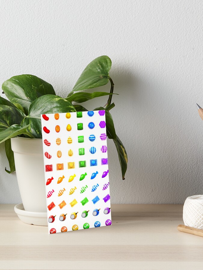 Candy Crush Rainbow Candy  Greeting Card for Sale by km83