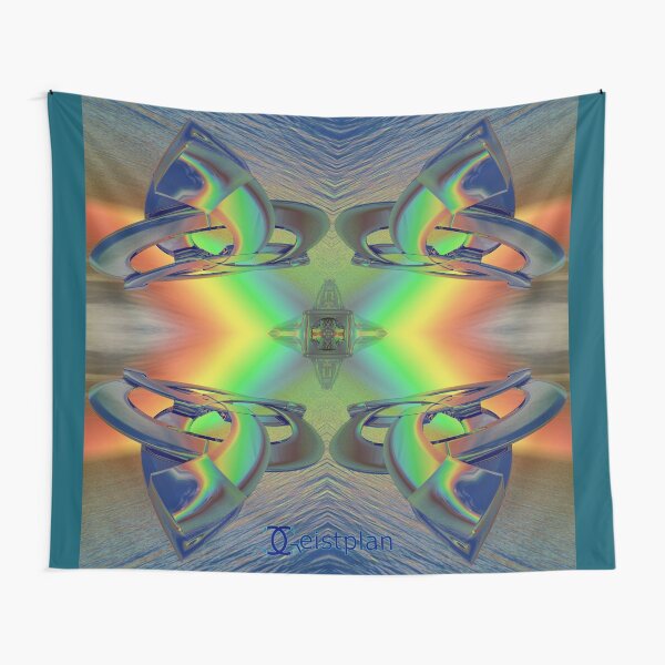 Mandala der Sommer geht Wandbehang