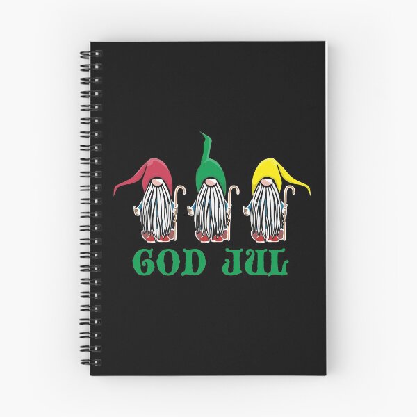 Item preview, God Jul Scandinavian Christmas there Swedish magical gnomes in funny hats fairy tail dwarf  designed and sold by alenaz.