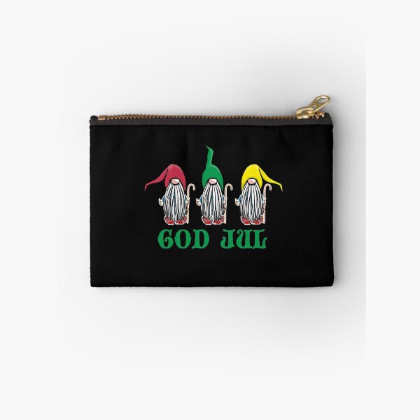 Item preview, God Jul Scandinavian Christmas there Swedish magical gnomes in funny hats fairy tail dwarf  designed and sold by alenaz.