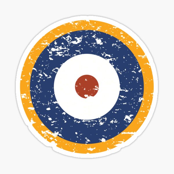 Item preview, Air Force WW2 distressed target symbol designed and sold by Bigs66.