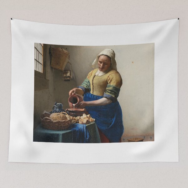 Item preview, Johannes Jan Vermeer the milkmaid 1658 designed and sold by conceptDVS.