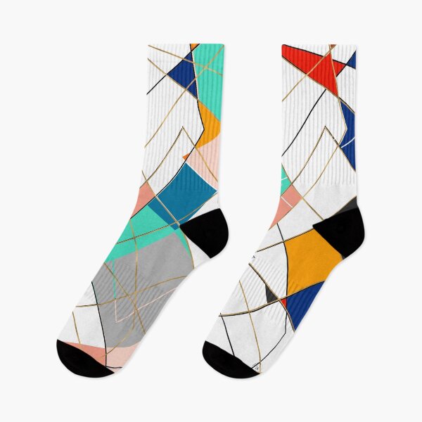 Item preview, gold colorful geometric pattern designed and sold by InovArtS.