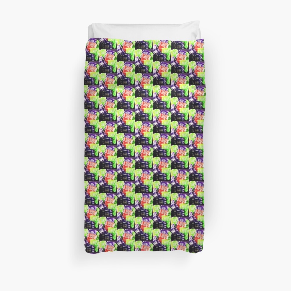 Starburst wrappers Duvet Cover
