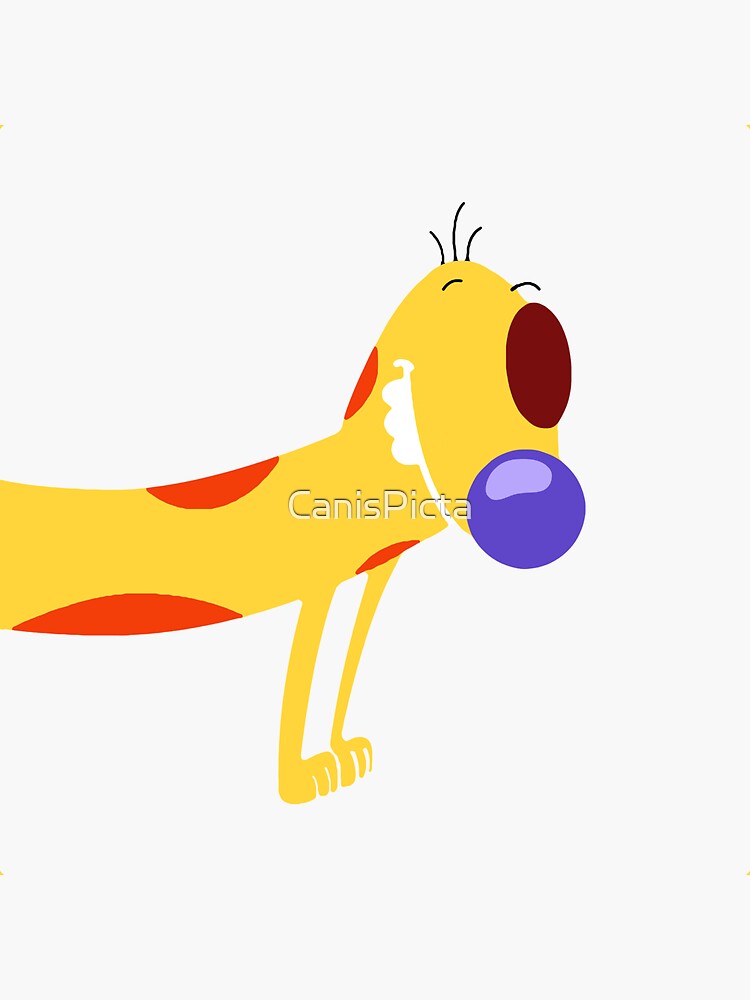 Catdog - Cartoon Dog Cat Funny Yellow Mustard Pet Silly by CanisPicta