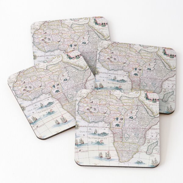 Item preview, Afrique - Africa- Vintage Map designed and sold by OBJETDART.