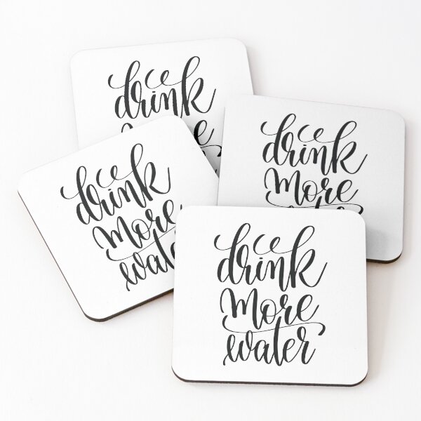 Item preview, Drink More Water Inspirational Quotes designed and sold by ProjectX23.