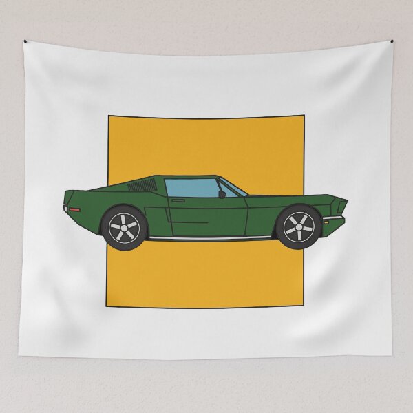 Item preview, Bullitt - Ford Mustang 1968 Illustration designed and sold by two34.