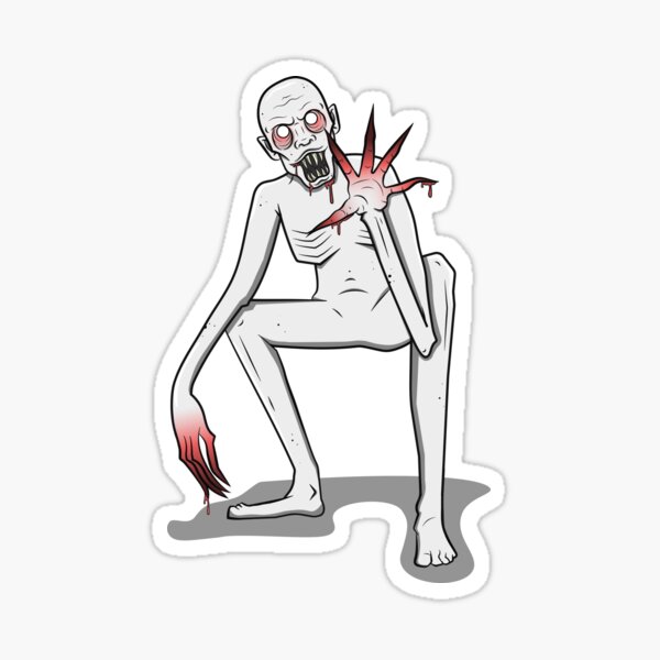 SCP-096 Sticker for Sale by Paperparrots