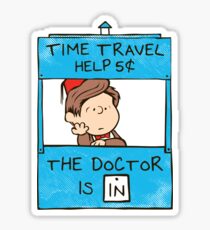 The Doctor Is In Sticker