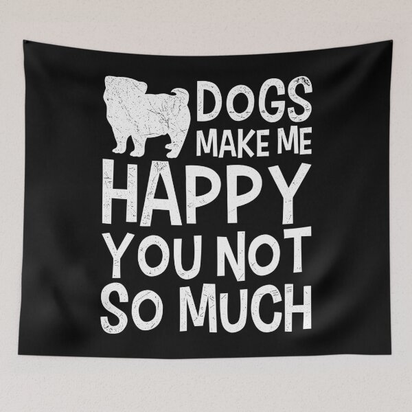 Item preview, Dogs Make Me Happy designed and sold by tonstan.