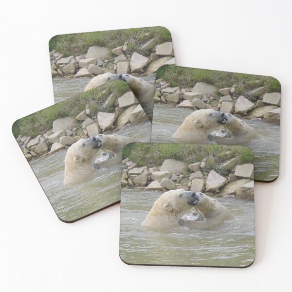Item preview, Polar Bears playing in water 3 designed and sold by LoneAngel.