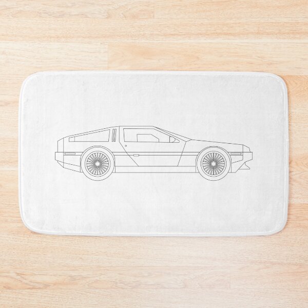 Item preview, DeLorean - DMC-12 Illustration outline designed and sold by two34.
