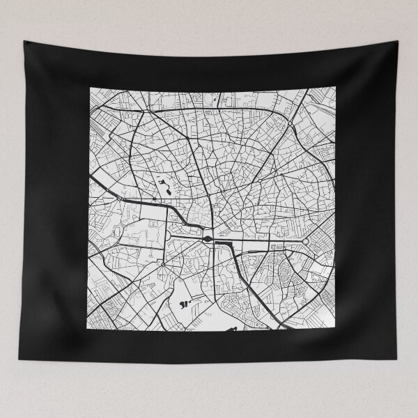 Item preview, Bucharest Map City Map Poster Black and White, USA Gift Printable, Modern Map Decor for Office Home Living Room, Map Art, Map Gifts designed and sold by 44spaces.