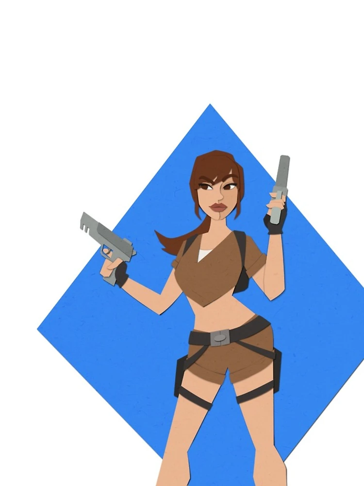 Thumbnail 4 of 4, iPhone Case, Lara Croft - Legend designed and sold by RikDrawsThings.
