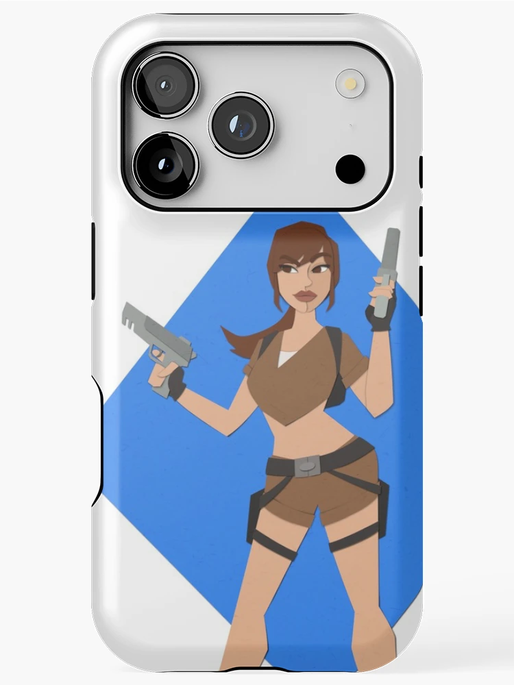 Thumbnail 1 of 4, iPhone Case, Lara Croft - Legend designed and sold by RikDrawsThings.