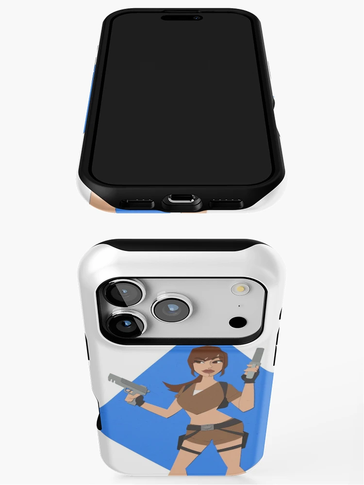 Thumbnail 3 of 4, iPhone Case, Lara Croft - Legend designed and sold by RikDrawsThings.