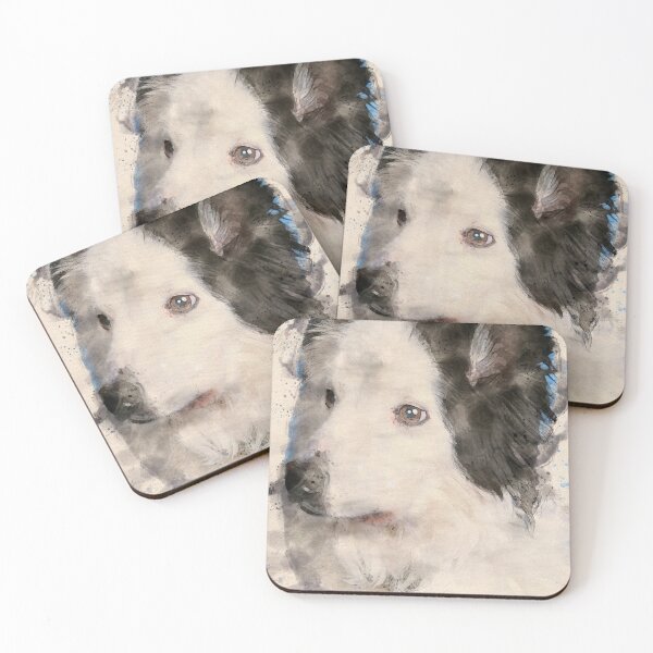Item preview, Collie Watercolour designed and sold by Darren Wilkes.