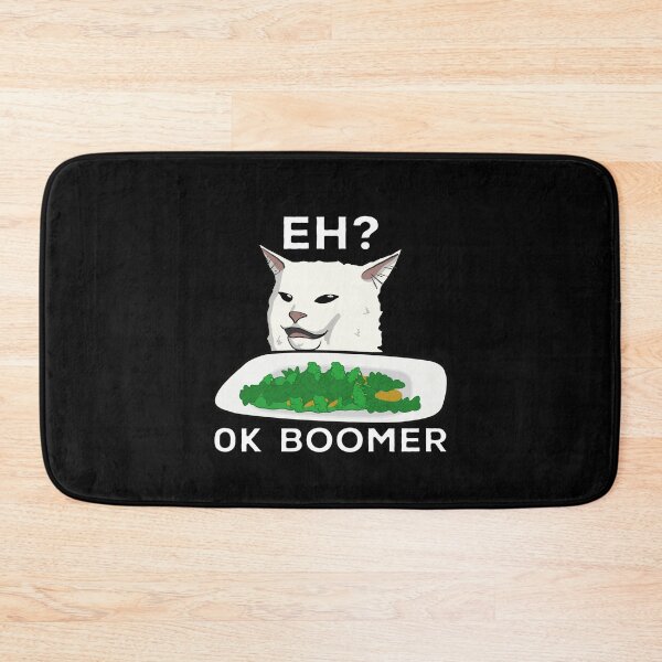 Item preview, Smudge the cat Ok Boomer designed and sold by zenpatterns.