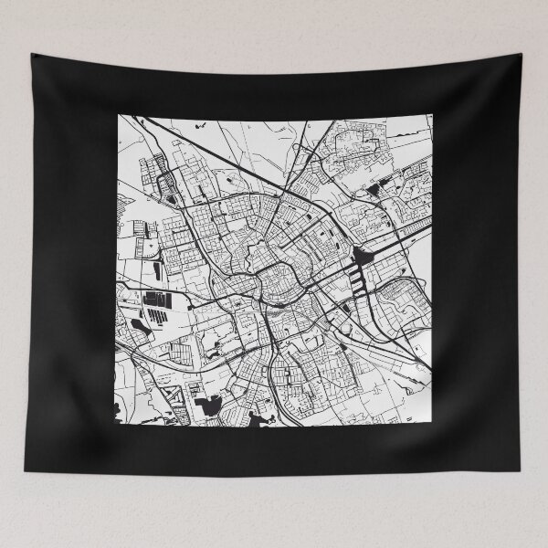 Item preview, Groningen Map City Map Poster Black and White, USA Gift Printable, Modern Map Decor for Office Home Living Room, Map Art, Map Gifts designed and sold by 44spaces.