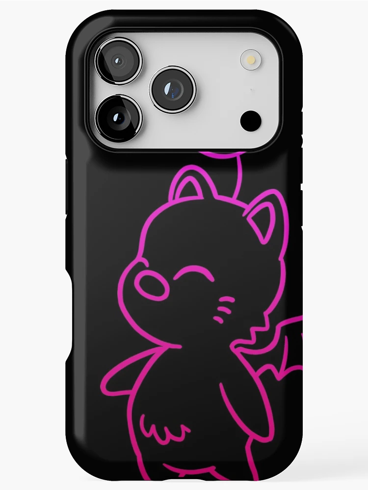 Thumbnail 1 of 4, iPhone Case, Final Fantasy - Moogle designed and sold by RikDrawsThings.