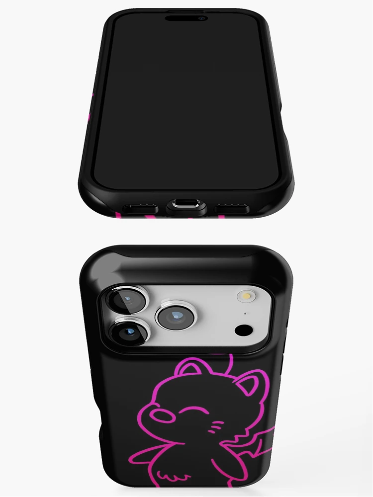 Thumbnail 3 of 4, iPhone Case, Final Fantasy - Moogle designed and sold by RikDrawsThings.
