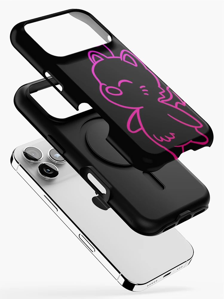 Thumbnail 2 of 4, iPhone Case, Final Fantasy - Moogle designed and sold by RikDrawsThings.