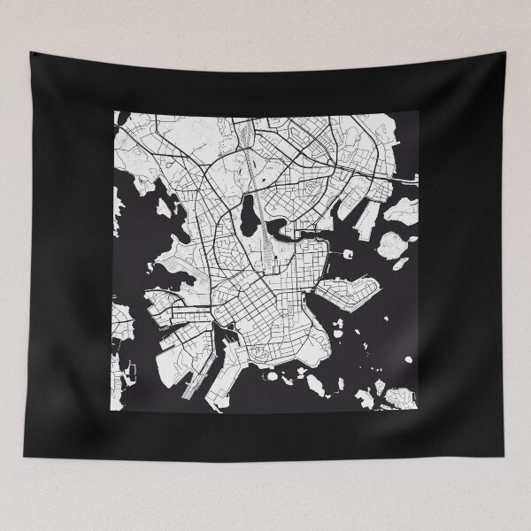 Item preview, Helsinki Map City Map Poster Black and White, USA Gift Printable, Modern Map Decor for Office Home Living Room, Map Art, Map Gifts designed and sold by 44spaces.