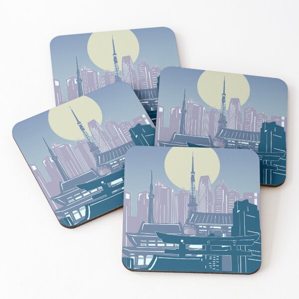 Item preview, tokyo skyline designed and sold by BekimART2.