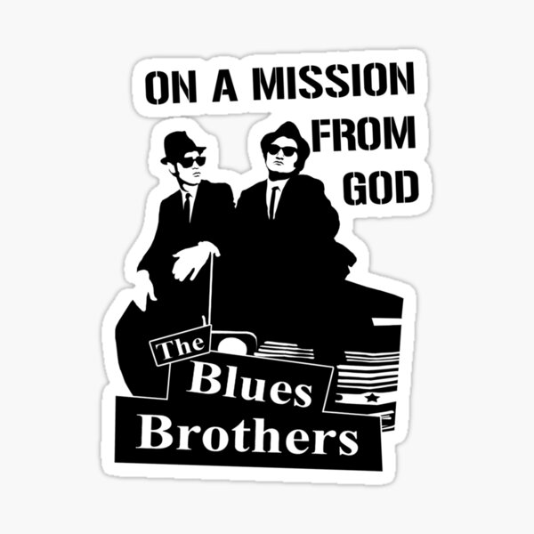 The Blues Brothers Pegatina