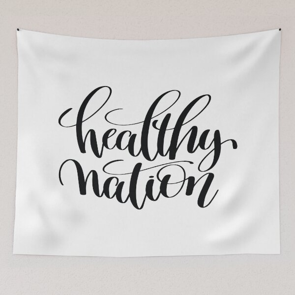 Item preview, Healthy Nation Inspirational Quotes designed and sold by ProjectX23.