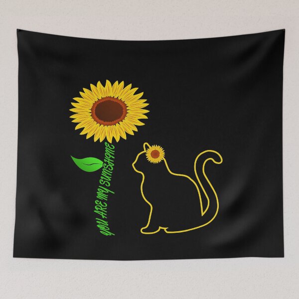Item preview, You Are My Sunshine Papillon, Sunflower and Papillon Cat designed and sold by Mfk Clothes.