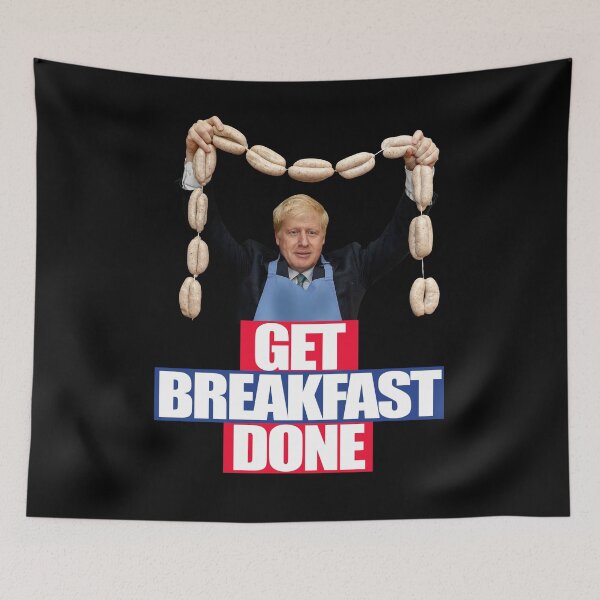 Item preview, Get Breakfast Done TShirt Funny Boris Johnson Shirt Brexit  designed and sold by PokerFace420.
