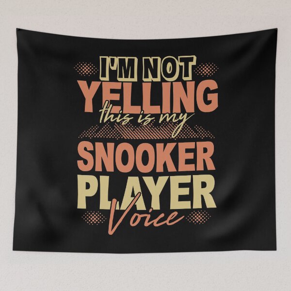 Item preview, Snooker player saying sport hobby designed and sold by 1681830934131.