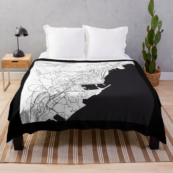 Item preview, Monaco Map City Map Poster Black and White, USA Gift Printable, Modern Map Decor for Office Home Living Room, Map Art, Map Gifts designed and sold by 44spaces.