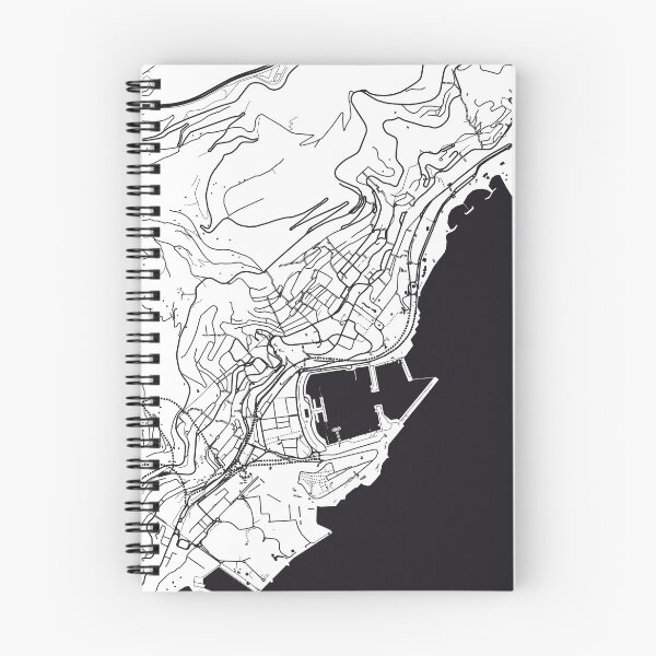 Item preview, Monaco Map City Map Poster Black and White, USA Gift Printable, Modern Map Decor for Office Home Living Room, Map Art, Map Gifts designed and sold by 44spaces.