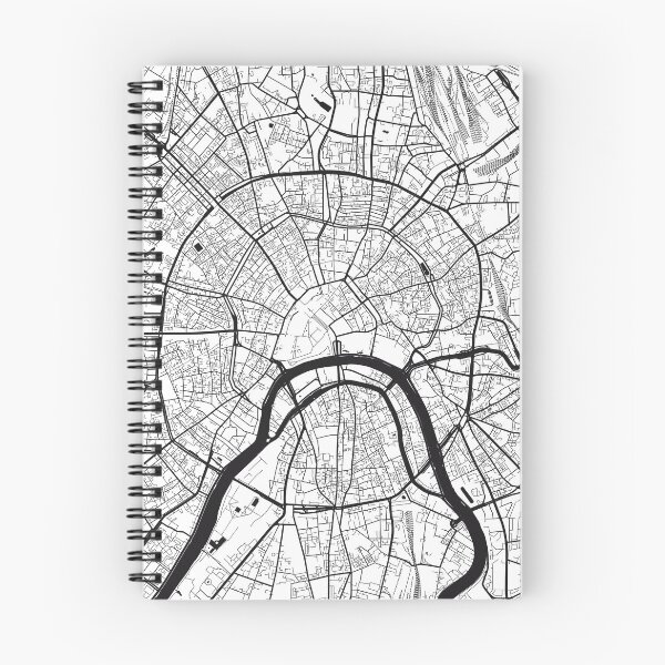 Item preview, Moscow Map City Map Poster Black and White, USA Gift Printable, Modern Map Decor for Office Home Living Room, Map Art, Map Gifts designed and sold by 44spaces.
