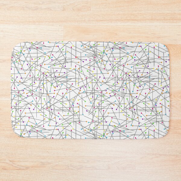 Item preview, colorful scattered sewing pins designed and sold by B0red.