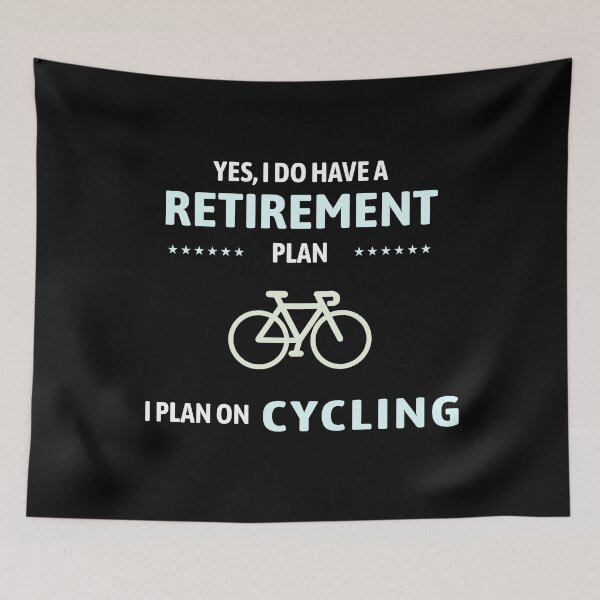 Item preview, Cyling Bicycle Cyclist Biking Retirement Funny designed and sold by TastefulTees.