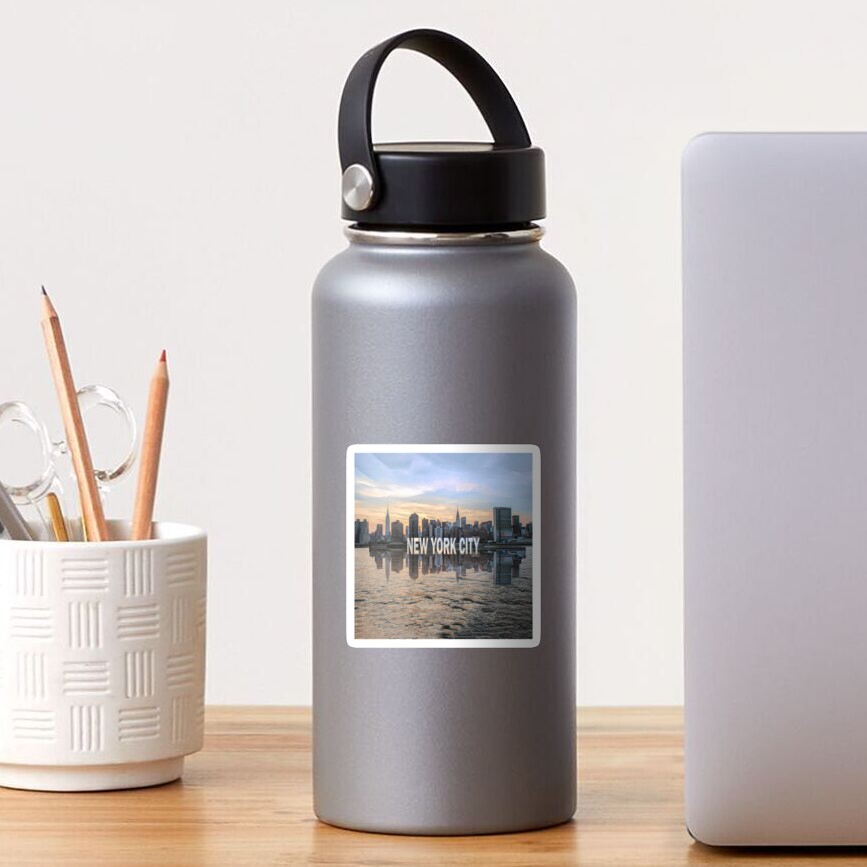 New York City Skyline (painted) Sticker